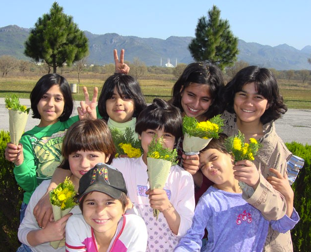 Afghan Girls in Park